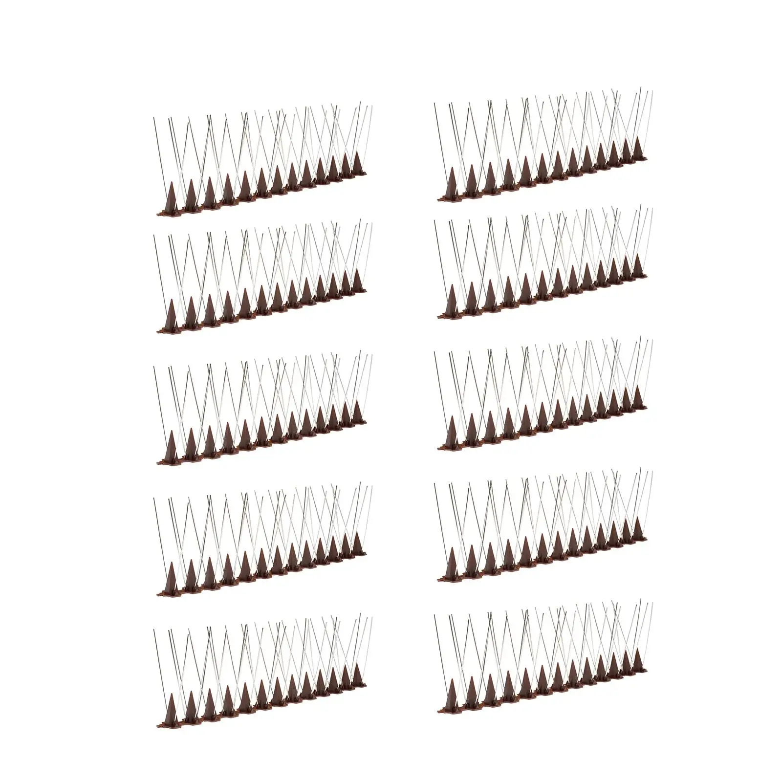 

10 Pieces Anti Bird Thorn Small Animal Thorn for Windowsill Railing Squirrel