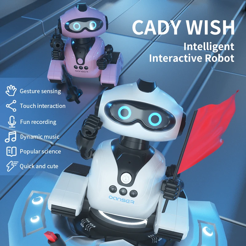Robot Toy Remote Control Robot Toy JJRC RC Robot Toys 2.4G Remote Control Intelligent With Sound Action Figure Ball Kid Toys for Children Gift