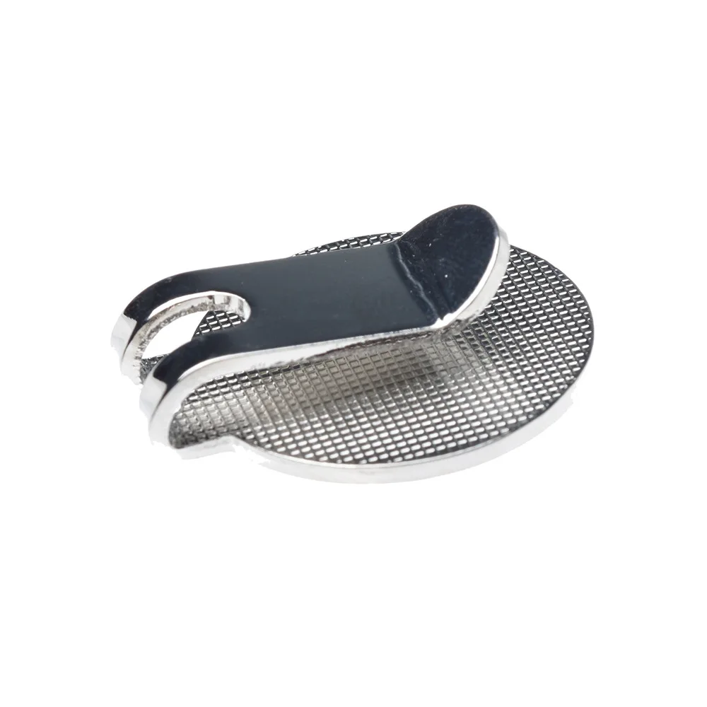 새로운 골프 캡 클립 골프 마커 25mm 코인 실버 골프 메탈 스팟 마커 (자석 포함, 캡에 쉽게 부착 가능)