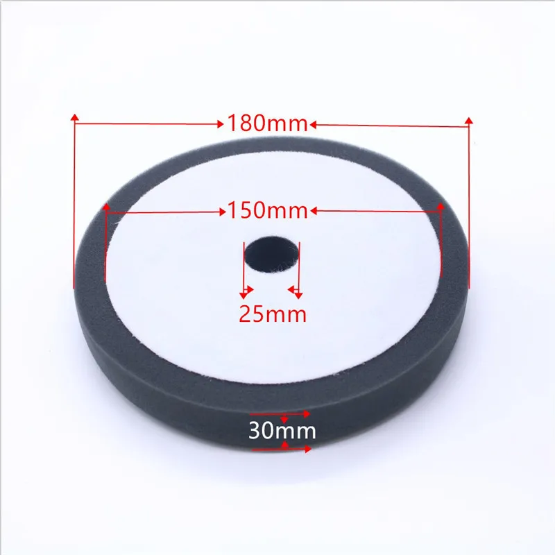 Polishing Pads Flat Foam Sponge Waxing Pad Kit Tool For Car Polisher er Auto Care ing Pads 1pcs 6/7 Inch car polishing pad car polish pad car polishing sponge polishing sponge set polishing wheel disc polishing wheel kit