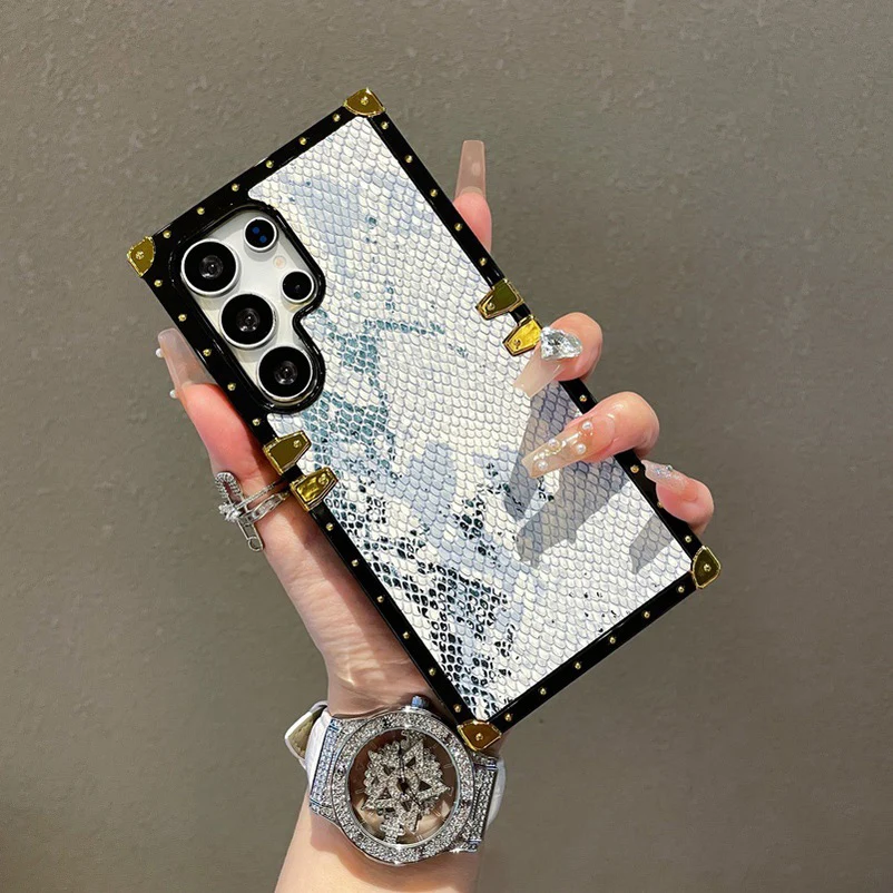 Luxury Glitter Laser Ring Phone Cover