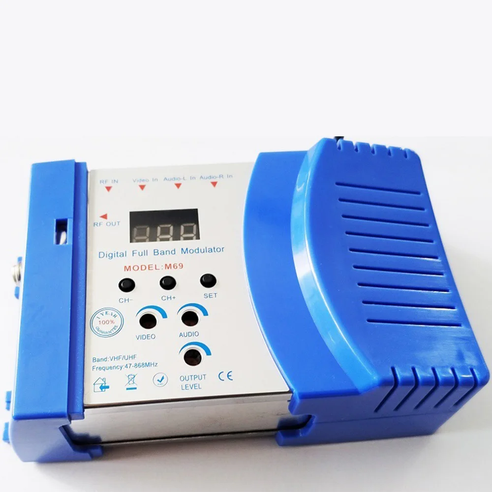 HD Modulator M69 Digital Compatible RF PAL/NTSC Frequency Transmitter Computer Accessories EU Plug 100-240V Dropshipping 4