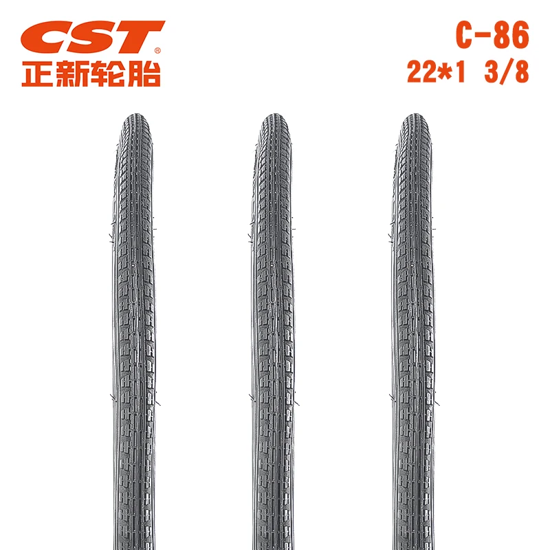 Cst-Ultra Light Wear Resistance Bicycle Tires Cross-Country Road Cycling Bike Tire 22x1, 3/8 37-501 C-86 bicycle tire