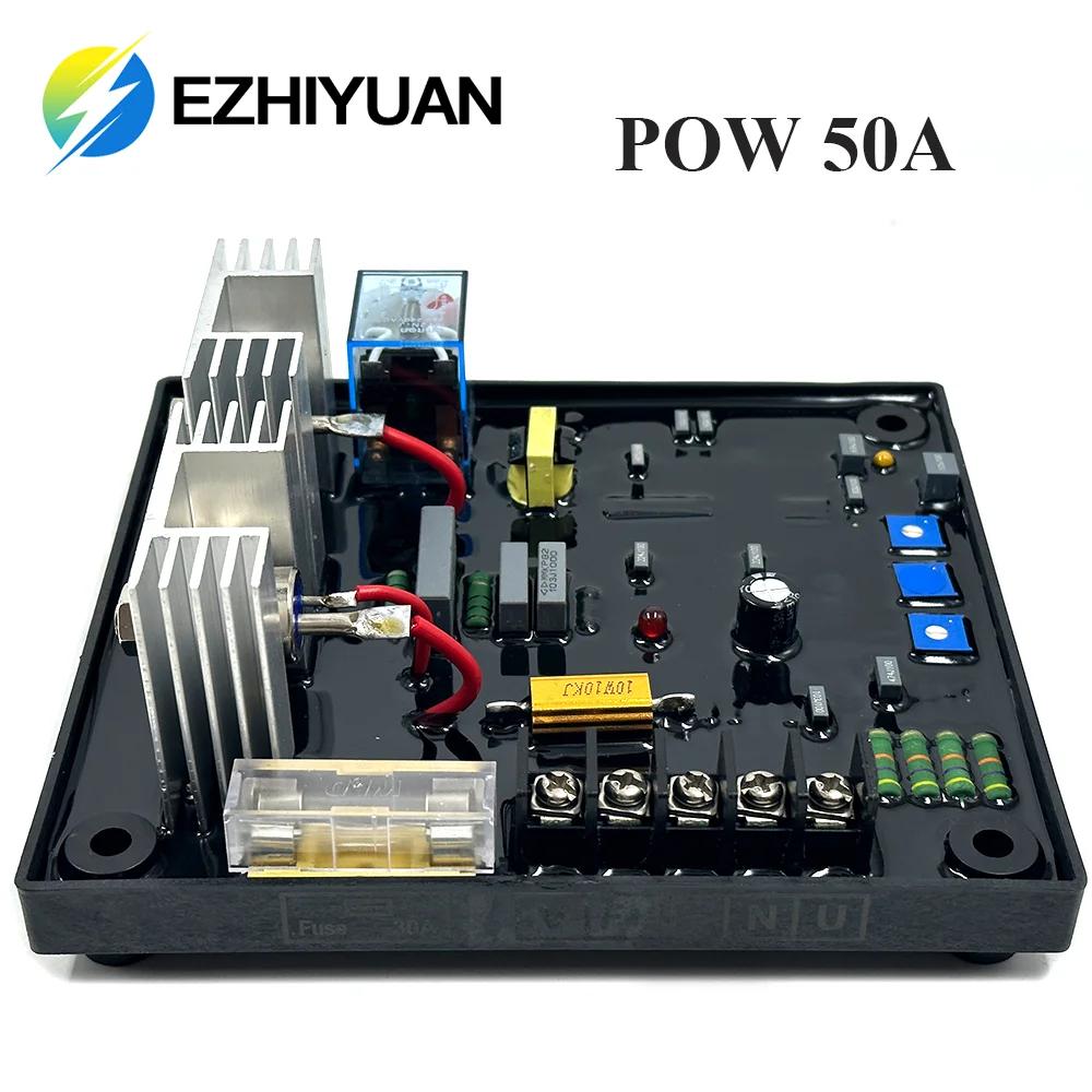 AVR POW50A 자동 전압 조정기 안정기 회로 기판 모듈 발전기 부품