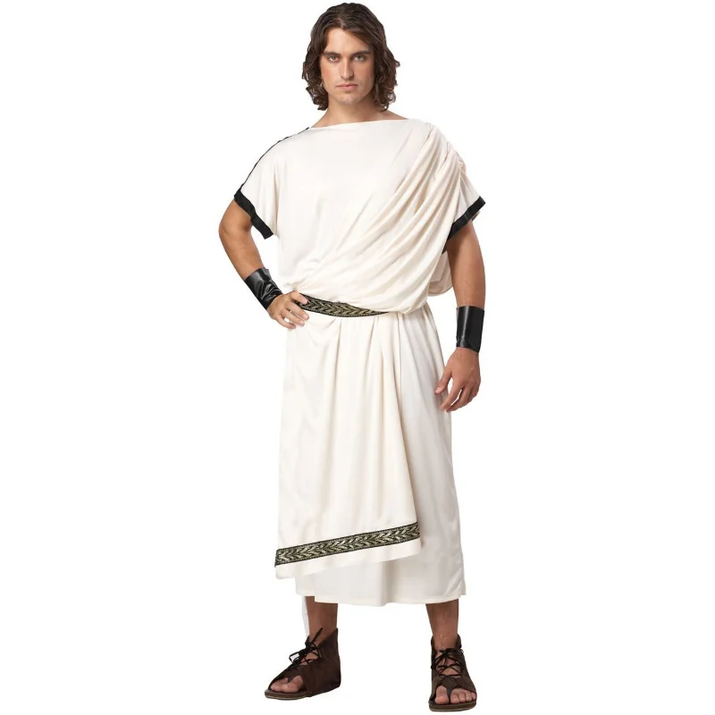 

Halloween Costume Ancient Rome Greek Mythology Olympus Zeus Hera Fancy Dress Toga God Goddess Couples Cosplay Costumes Set