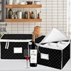 Stemware Storage Cases, Wine Glass Holder, Champagne Wine Glass Storage Box with Dividers, Glassware Storage Containers 4