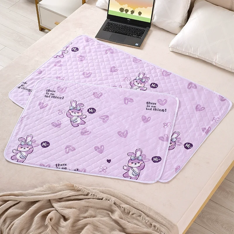 Extra-Large Waterproof Breathable Washable Bed Pad for Babies Kids Reusable Leakproof Mattress Protector for Overnight Use