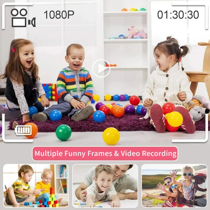 Digital Camera X2 Children 32G Mini Vintage HD Video
