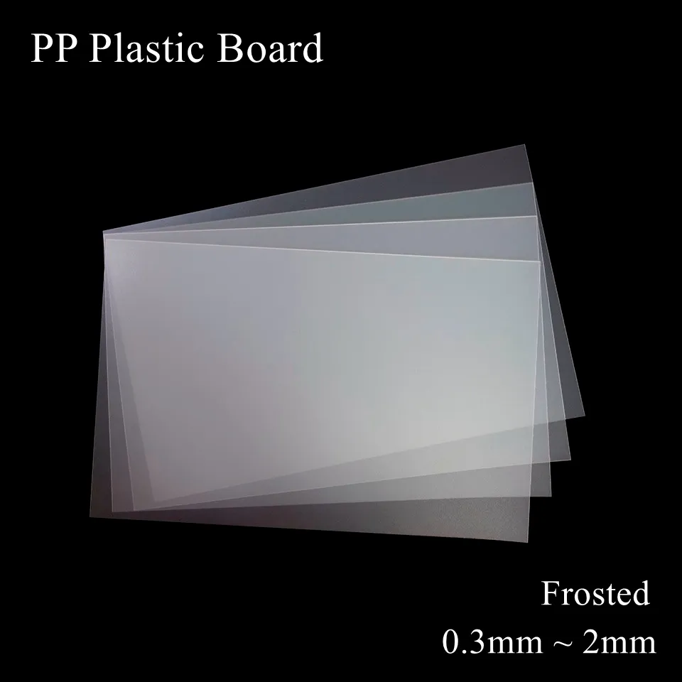 0.3mm PP Plastic Insulation Sheet Hard Board Frosted Transparent Waterproof  Laminate Polypropylene Plate Panel Mould Template - AliExpress