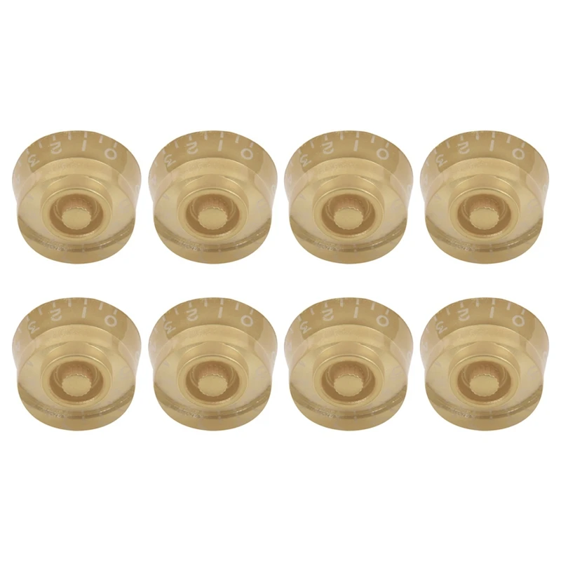 Manopole Di Velocità Di Controllo Della Chitarra Elettrica Di Qualità Per Le Parti Della Manopola Di Ricambio Di Gibson Les Paul Lp Gold 8 Pcs
