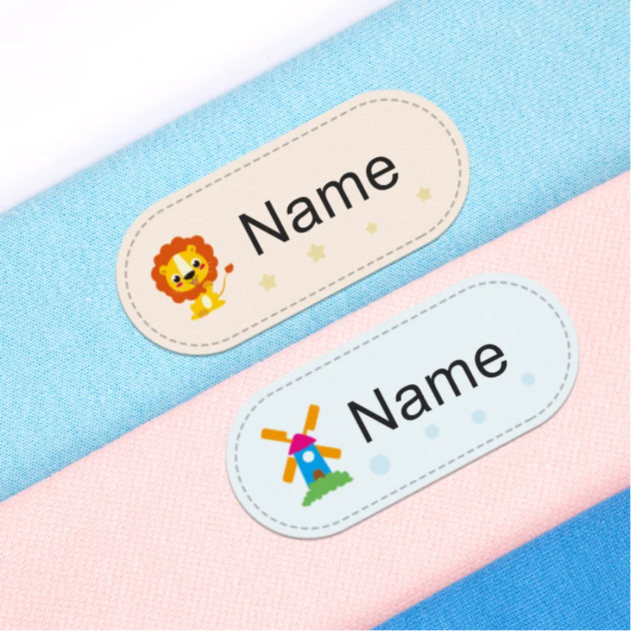 Benutzerdefinierte wasserfeste Schuletiketten für Kinder – Namensschilder zum Aufbügeln für die Schule, langlebige personalisierte Aufkleber für Uniformen – Detail 6