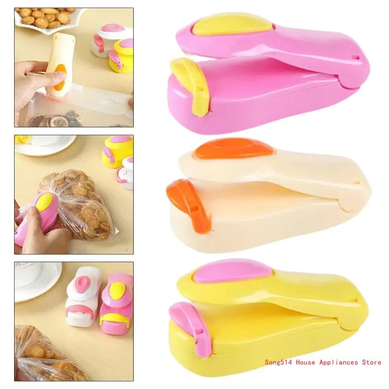 

Mini Plastic Bag Sealer Handheld Sealing Machine Portable Food Packing Tool 95AC