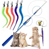 Replace Plush Cat Toy Accessories Worms Replacement Head Funny Cat Stick Pet Toys 5/10/6/11 Pcs 3