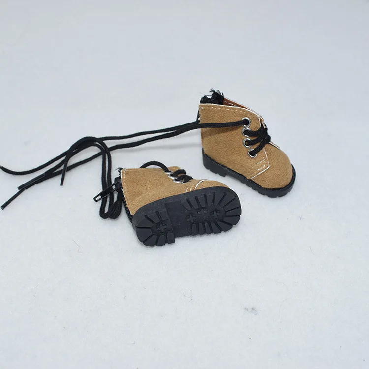 1 Paar Länge 5,4 cm Puppenstiefel Puppenkleidung Zubehör Schuhe Passend für 20 cm Puppe – Detail 6