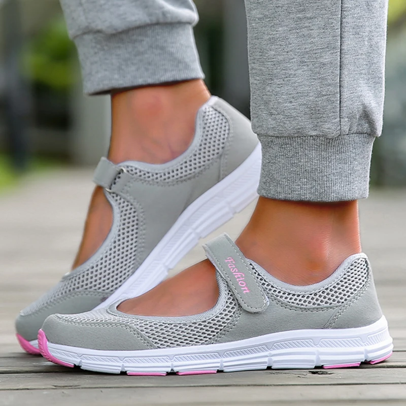 Womens Sneakers Soft Flat Slip On Sports Running Vulcanize Shoes