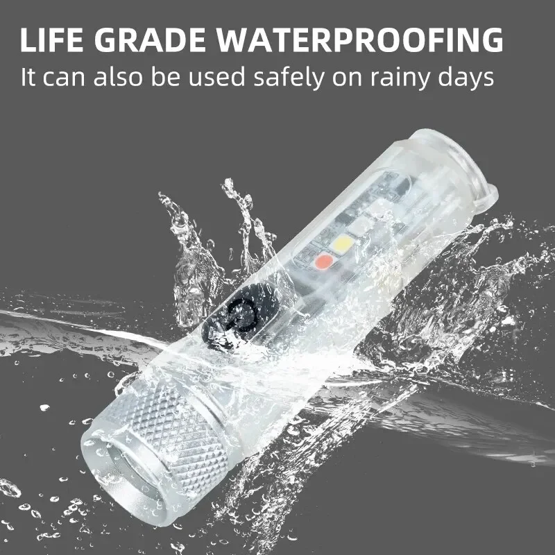 LED Flashlights Lamp Rechargeable Charging Lanterna Flashlight Work Light Ultra Powerful Torch Usb