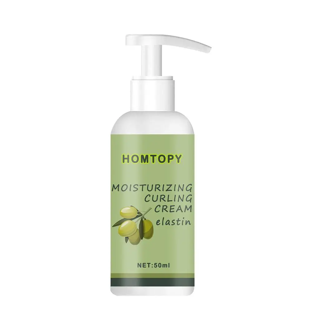 Description Picture 2 of itemHair Volumizing Cream Hair Conditioner 50ml Volume Lift Styling Mousse Curly Hair Elastin Curl Defining Cream for Wavy Hairs