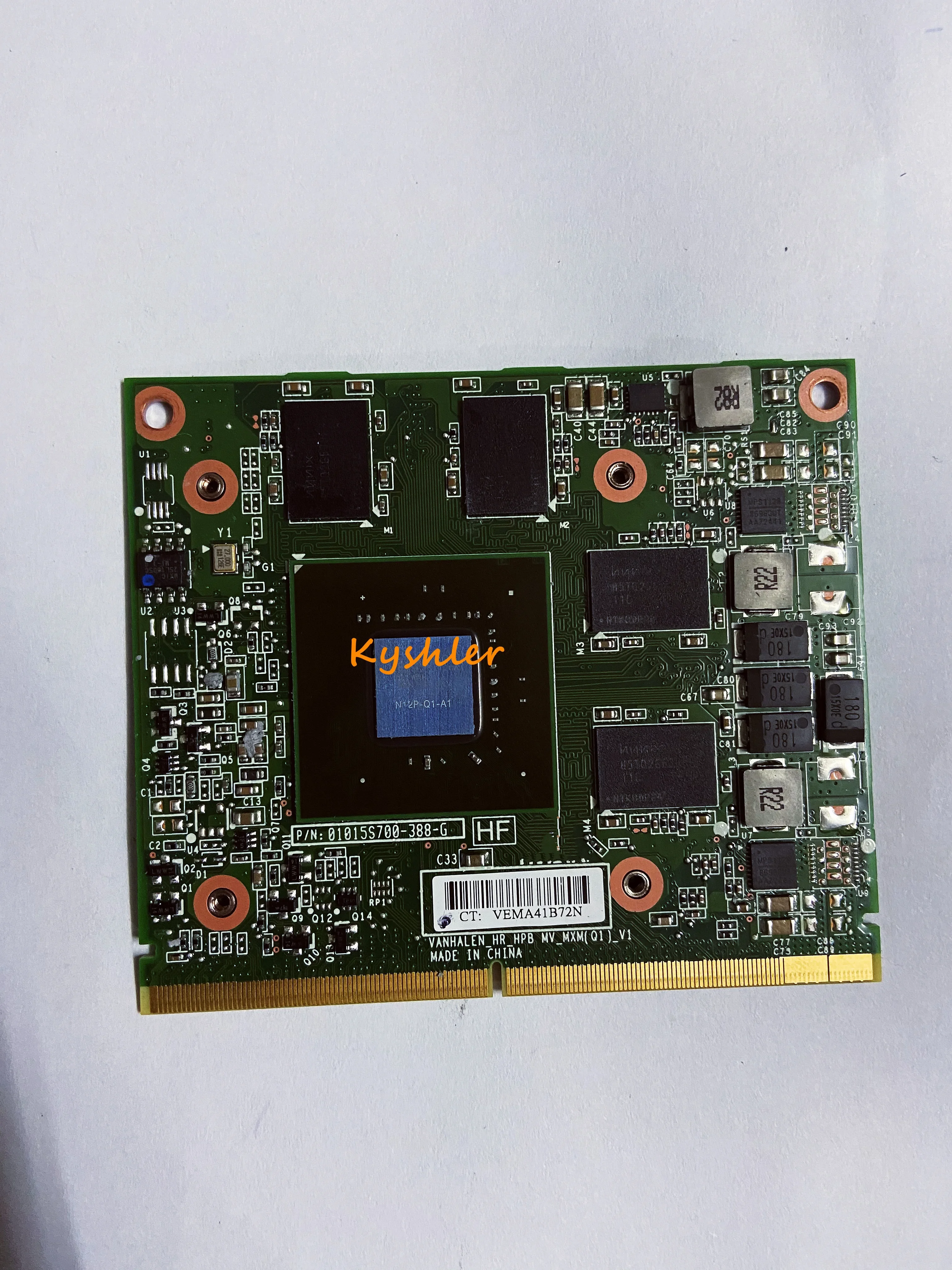 Original Quadro 1000M Q1000M N12P-Q1-A1 2GB Graphic Card
