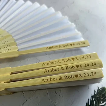 Custom Folding Paper Hand Fan 1