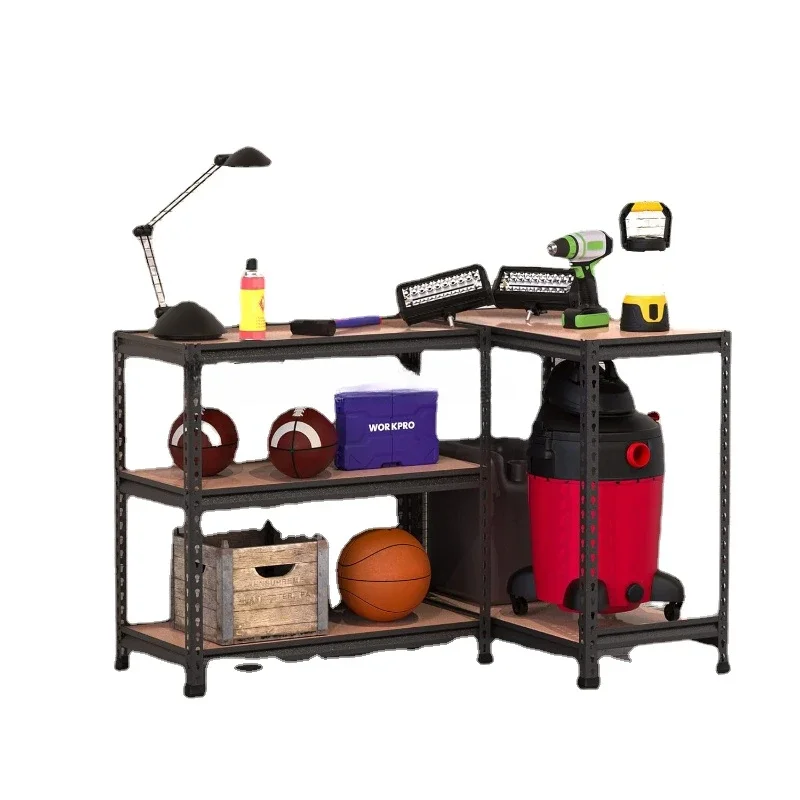 초광각 금속 차고 선반 유닛, 68 W x 24 D x 65 H, 7200 LBS 용량, 헤비 듀티 스토리지 유틸리티 랙, 4 티어