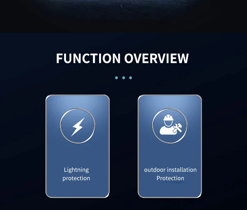 Description Picture 5 of itemXIONGISOLAR Solar photovoltaic PV Combiner Box With Lightning Protection 2 input 1 out DC 600V Fuse MCB SPD Waterproof Box IP65