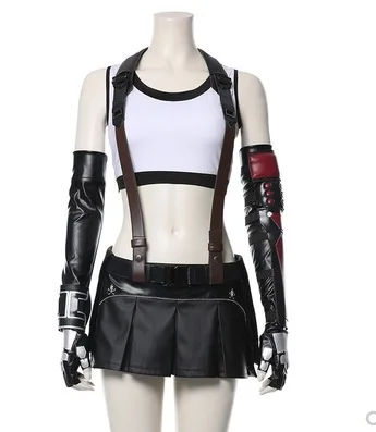 

Final Fantasy VII Remake Tifa Lockhart Cosplay Costume Adult Women Girls Halloween Carnival Costumes