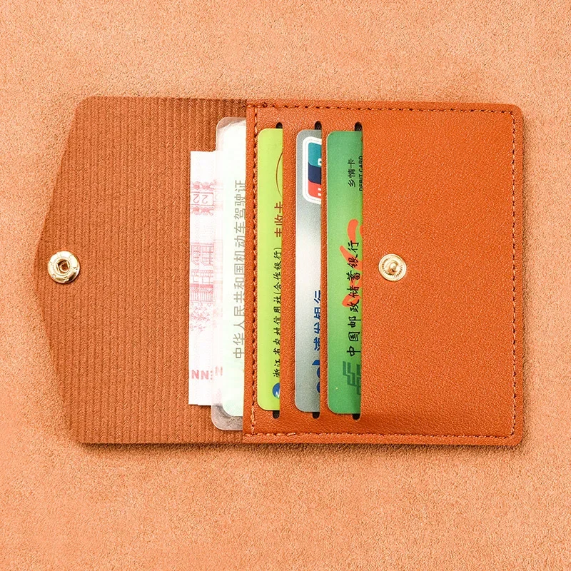 Модный однотонный кожаный многослойный держатель для карт, портативный кошелек для мужчин и женщин, органайзер для банковских и кредитных карт, чехол, кошелек для карт