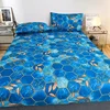 Elegant Polyester Brushed Bed Fitted Sheet - Luxurious Feel, Easy Care, Twin/Full/King/Queen Size 4