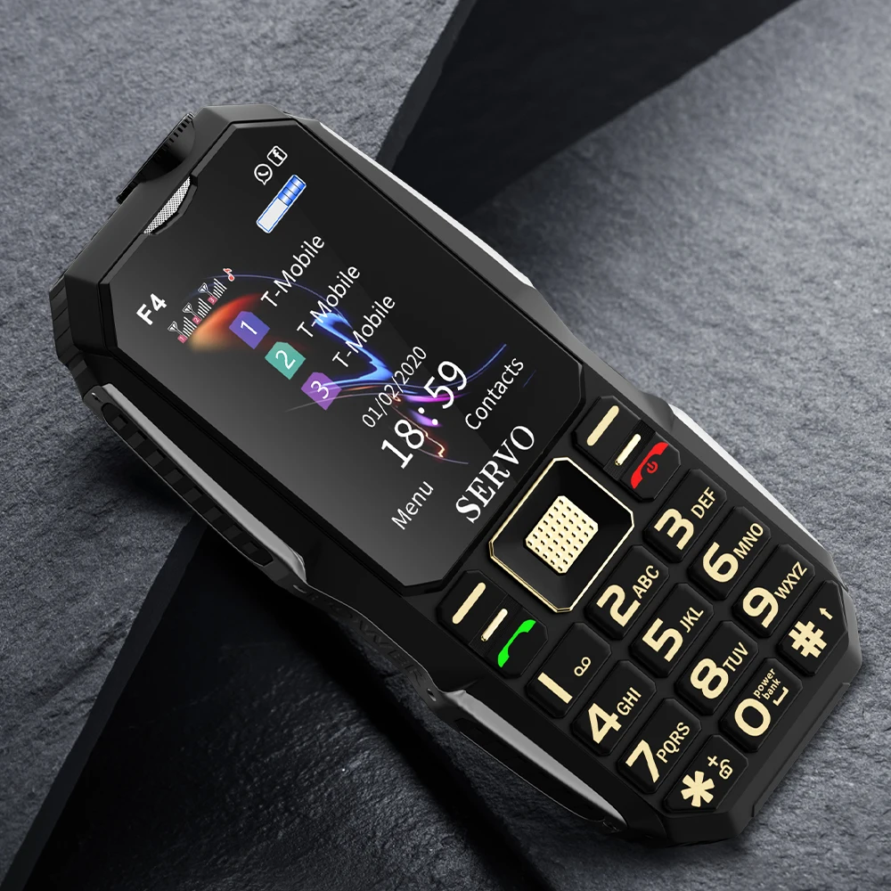 SERVO3SIMCard3StandbyMobilePhonePowerBankHighToneSpeaker