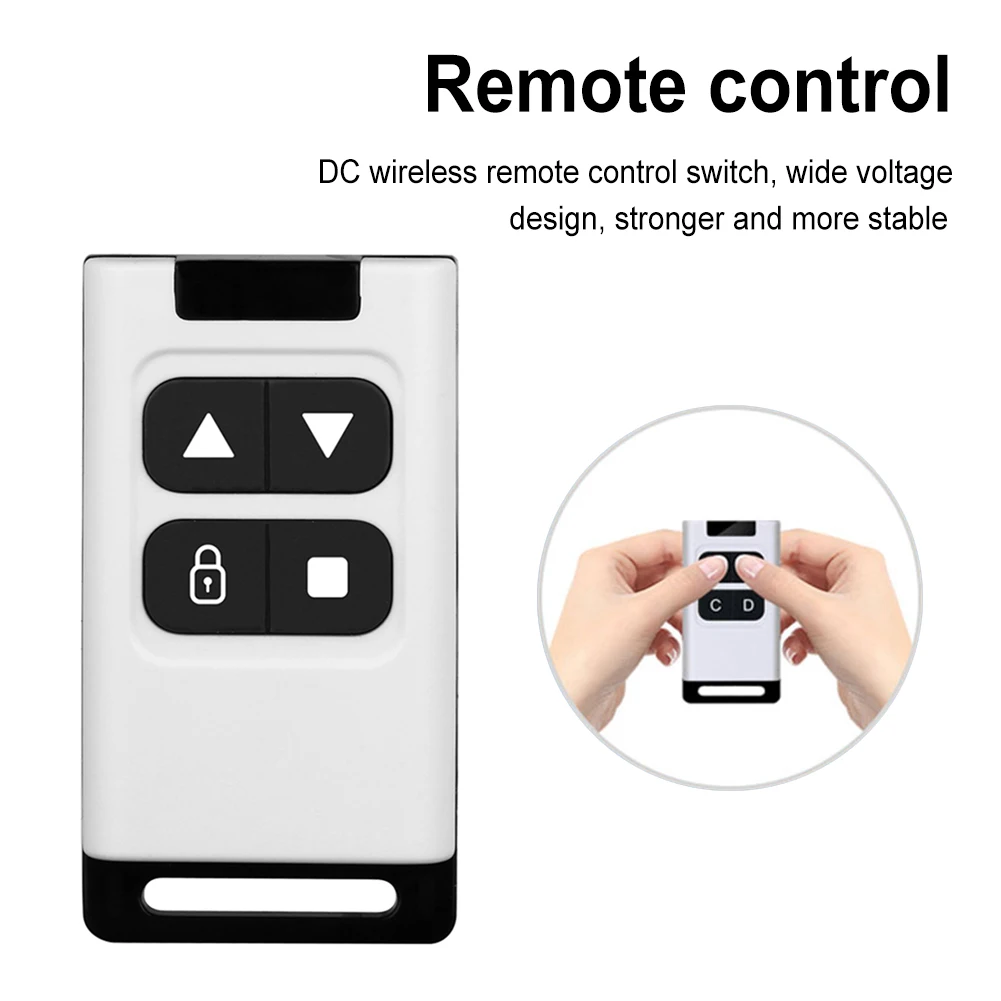 DC 12V IR Remote Control Universal 433.92MHz Wireless Remote Control 4 Key IR Copy Remote Controller 1 Channel for Electric Door