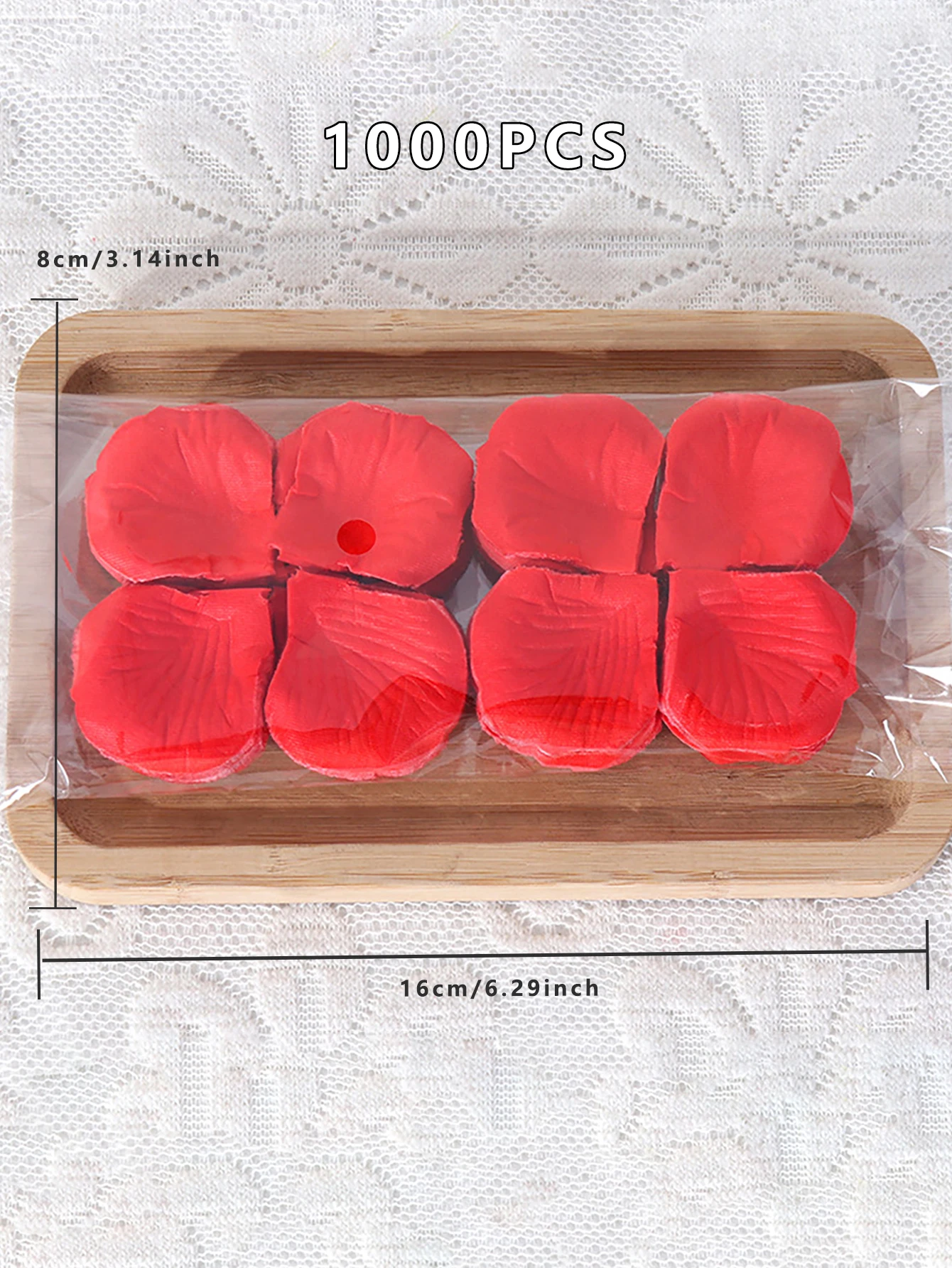 1000 Petals Artificial Silk Rose Petals Valentine's Day Wedding Party Pasty Tabel Decorations Romantic Night Party
