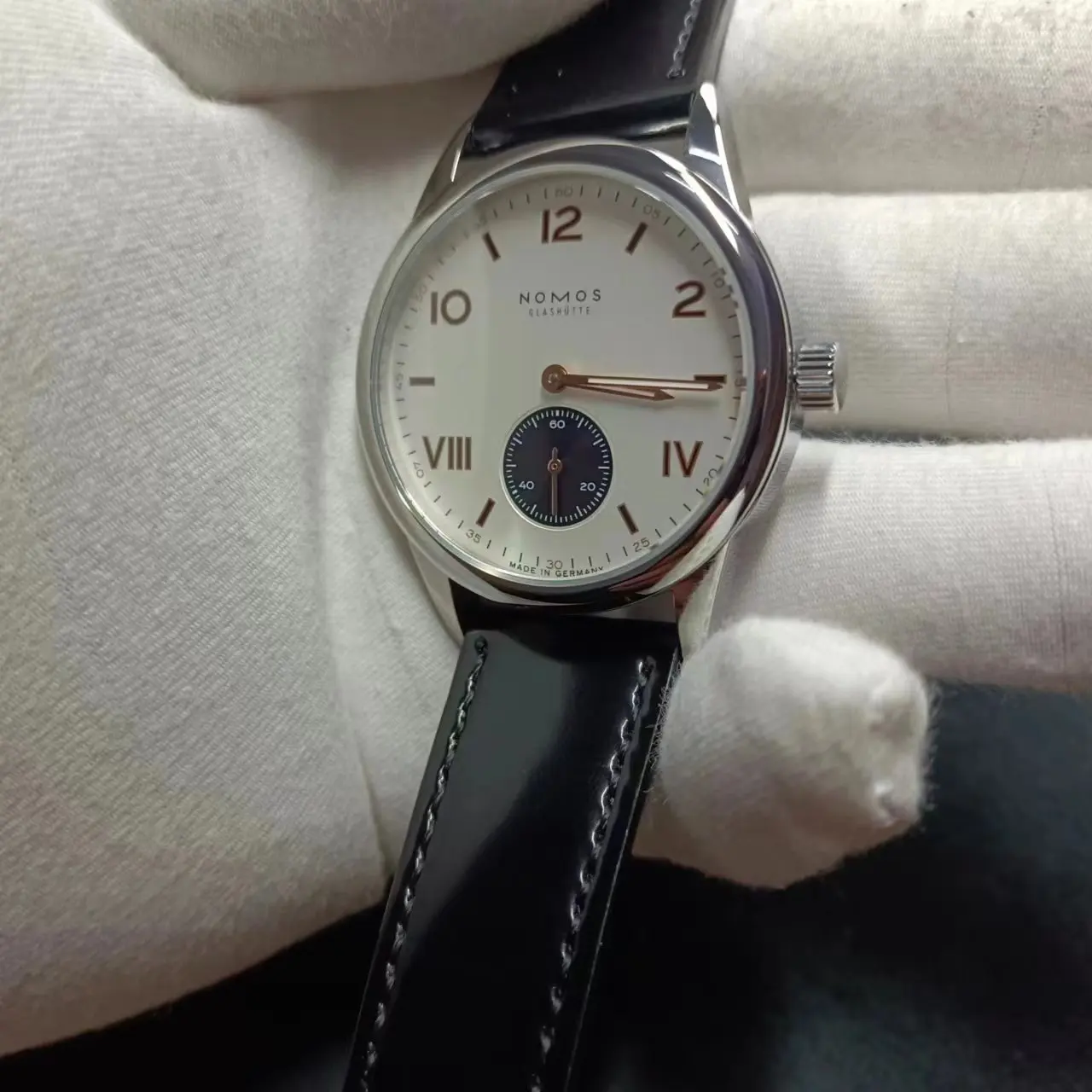 Фото Для NOMOS 2024 Мужские автоматические механические часы нишевые простые и Тонкие Механические мужские маленькие часы с тремя контактами под заказ одинаковые часы 1:1 №5
