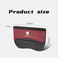 Organisateur d'espace de siège de voiture multifonction, boîte de rangement de poche universelle pour Peugeot 308 408 508 RCZ 208 3008 2008 206 307 accessoires 2