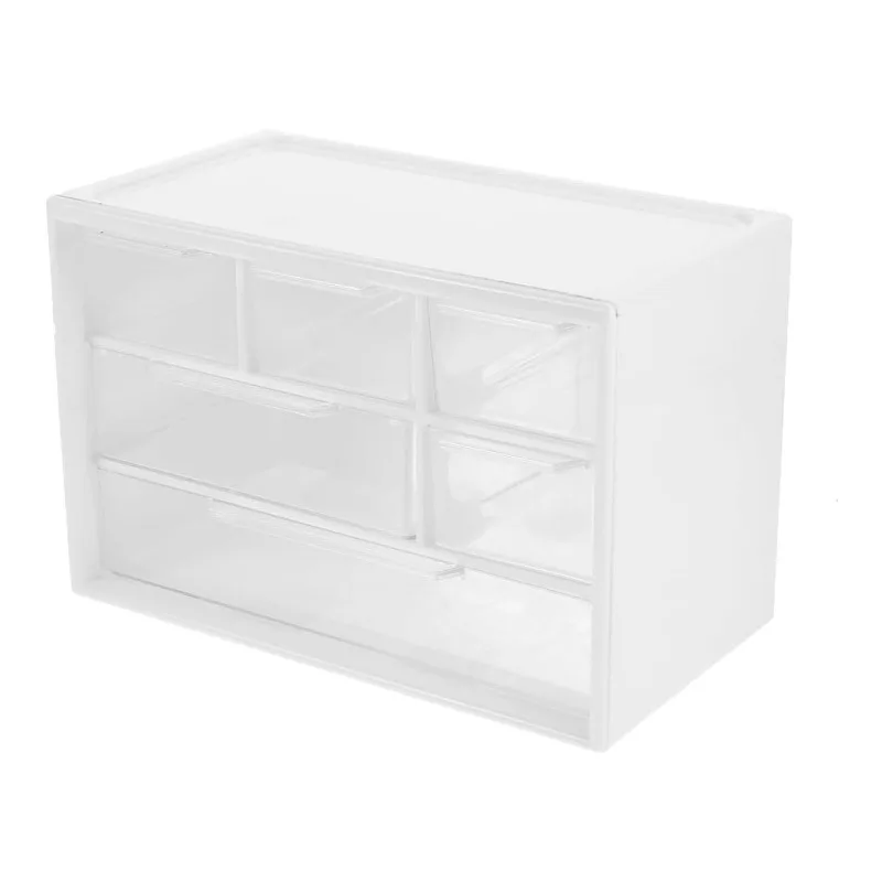 Dustproof Clear Plastic Desktop Mini Storage Box with Drawer – Transparent Organizer for Hair Clips, Jewelry, Keys Small Tools 5