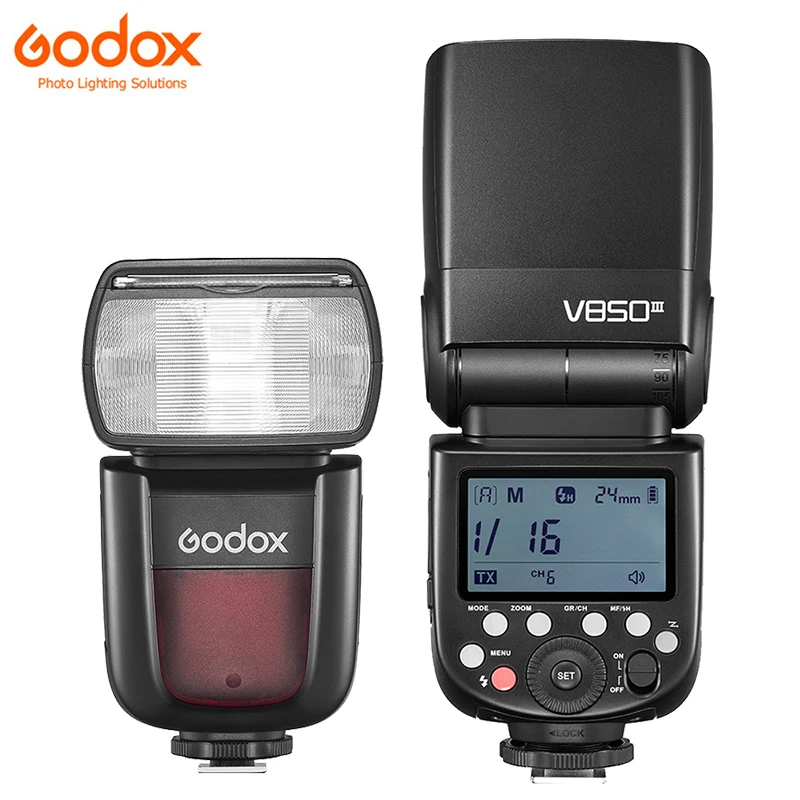 Godox V850iii 76w Hss Speedlite 2600mah Liion Battery 2.4g 1/8000s