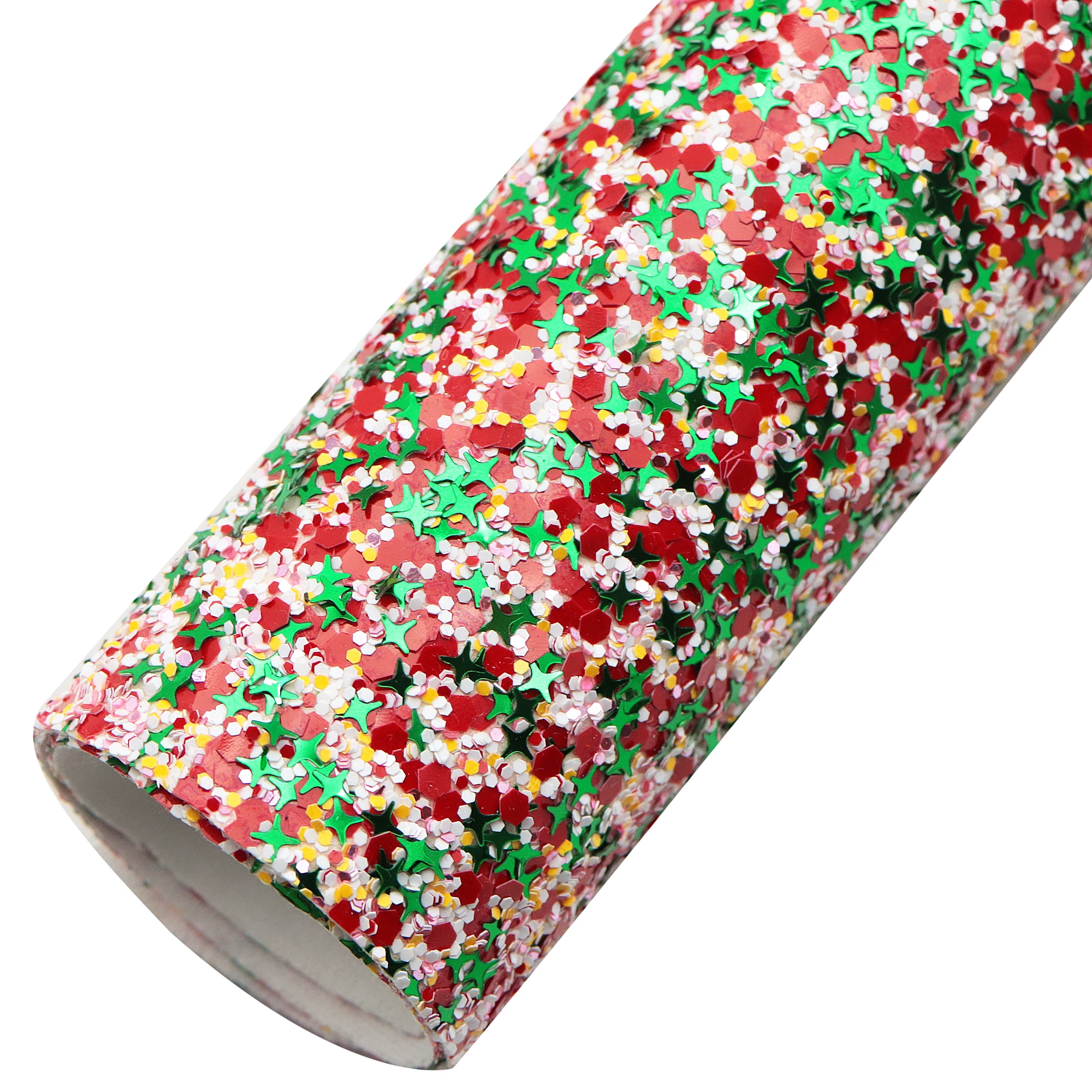 Chunky Glitter Faux Leather Sheets Mix Sequins Synthetic Leather Vinyl Fabric DIY Earring Bows Home Textile,1Yc37859