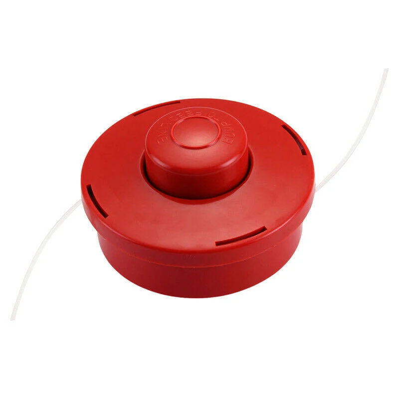 Enhanced Garden Trimmer Head - Red/Black Bump Feed Line Spool Cutter Replacement