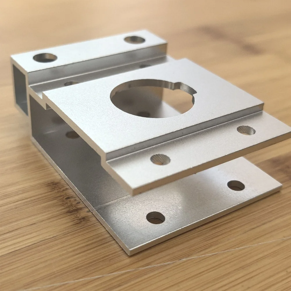 2 Stück Campingtisch für IGT-Tisch, teleskopische Beinbefestigung, silberner Verbinder aus Aluminiumlegierung, silbernes Scharnier, Ersatz für praktisches Zubehör – Detail 19