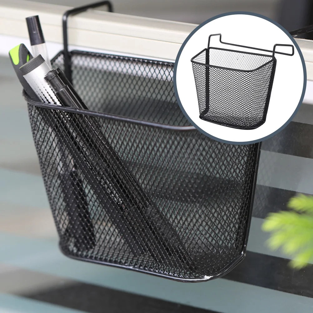 

Desk Shelf Hanging Baskets Dorm Organizer Iron Storage Pen Holder Office Organizing Rack