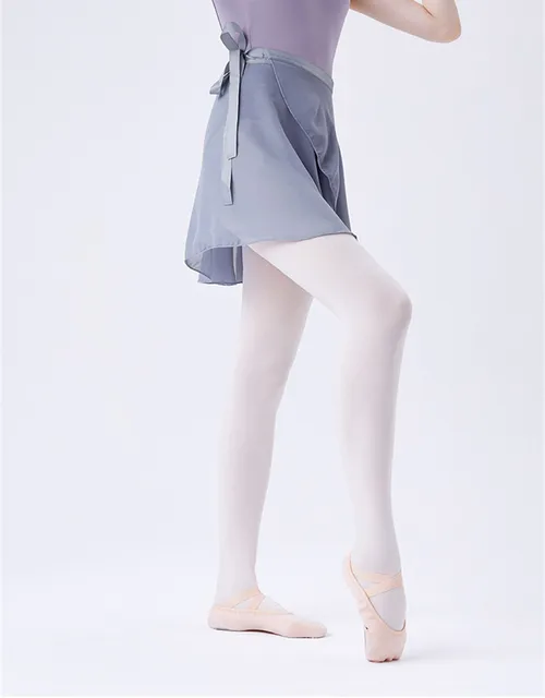 Falda de Ballet para niña, minifalda corta de gasa con cordón elástico para  bailar, 9 colores - AliExpress