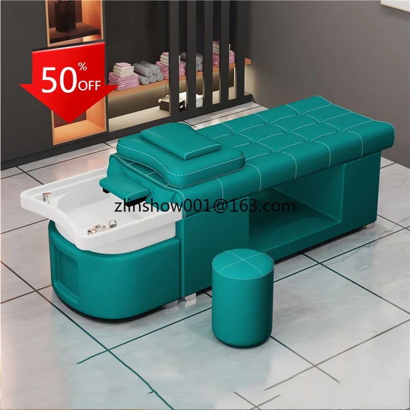 

Water circulation shampoo bed Thailand massage shampoo basin chair salon treatment Silla Peluqueria salon furniture MQ50SC