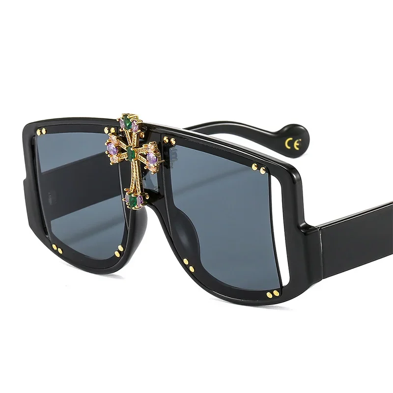 

2022 New Square Baroque Sunglasses Women's Lentes Oculos Gafas De Sol Feminino Lunette Soleil Rhinestone Sun Glasses Mujer