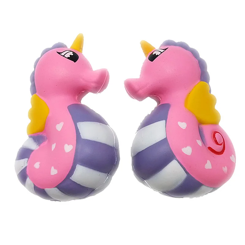 

The New Squishy Unicorn Seahorse PU Simulation Slow Rebound Seahorse Toys, Children Release Pressure To Release Pinched Toys