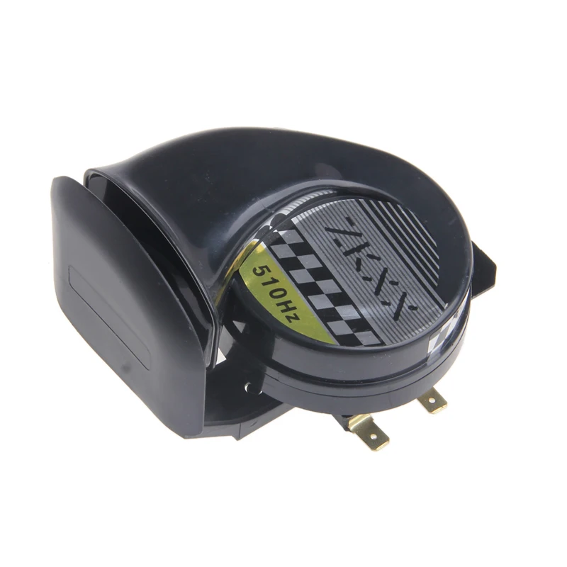 Universal Waterproof Loud Snail Air Horn Siren 130dB For 12V Truck Motorcycle