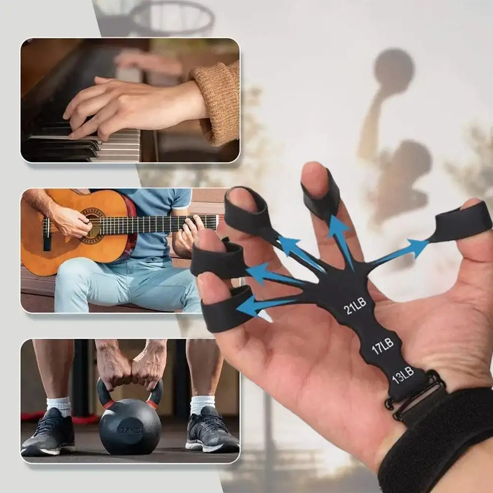 Finger Gripper Exerciser For Guitarists With 6 Resistance Levels Hand Strengthener And Recovery Tool For Physical Therapy finger gripper exerciser