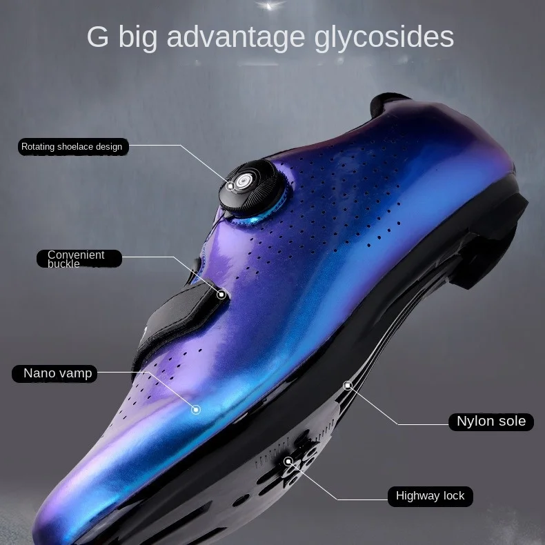 Mountain Bike Lock for Men Women Hard-soled Spinning Shoes Bicycle Lock Wide-soled Riding cycling shoes