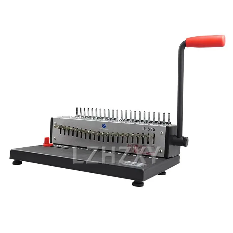 U-S85 Comb Binding Machine Manual Tape Clip 21 Hole A4 Paper Document Punch