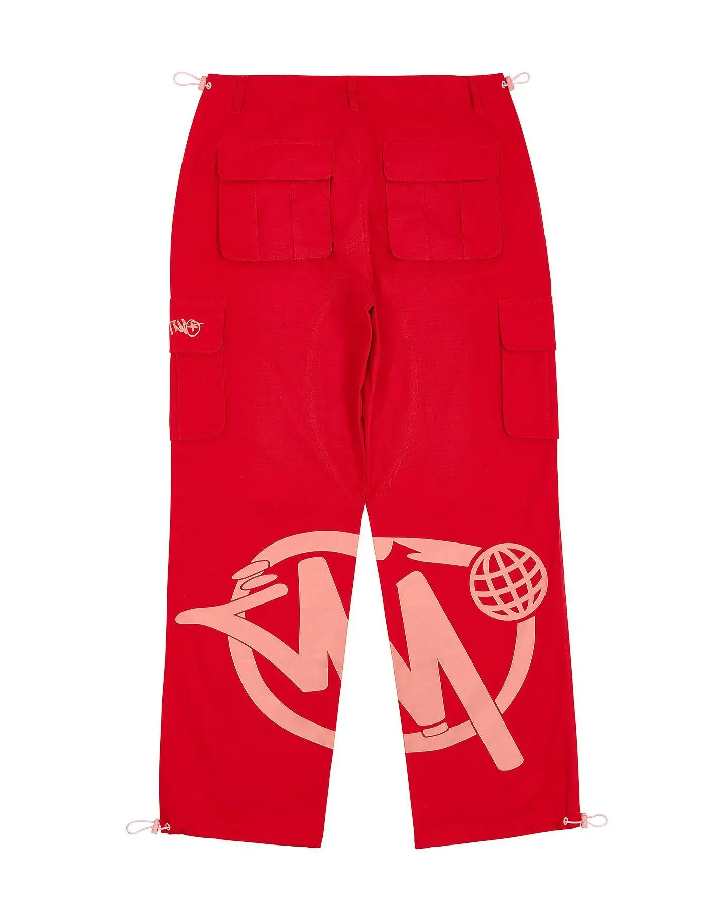 Y2K Cargo Pant Retro Street Trend Overalls Minus Two Cargo Harajuku Casual Loose Punk Rock Straight Wide Leg Trouser Streetwear