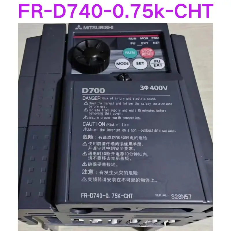 

Used FR-D740-0.75k-CHT Frequency converter Functional test OK