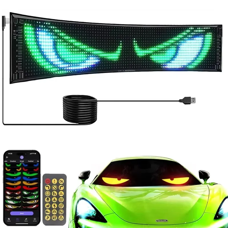 Devil Eye® DEVD - Pellicola decorativa per fanali, flessibile, autoadesiva, KX004